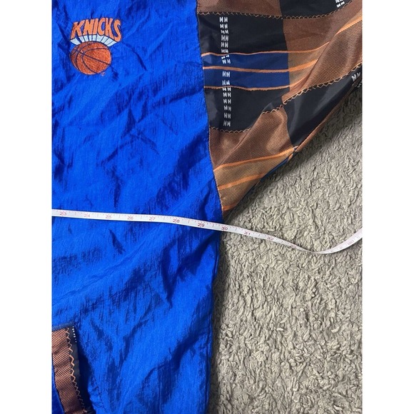 Vintage New York Knicks Two Hype Salem Hype 4 Windbreaker NylonJacket Anorak XXL - Picture 12 of 16